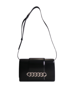 Givenchy Infinity Flap Crossbody, Leather, Black, MAD0128, Db, 3